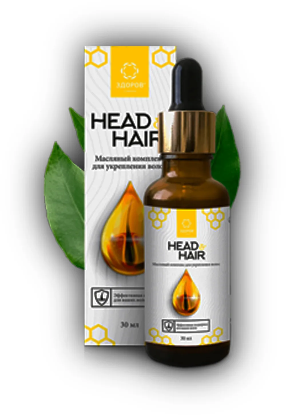 Head Hair — կաթիլներ մազերի աճի և ամրացման համար, 30 մլ